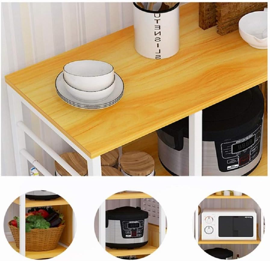 Kitchen Baker's Rack with Cabinet | Vintage Utility Storage Shelf-KYAMSTORE