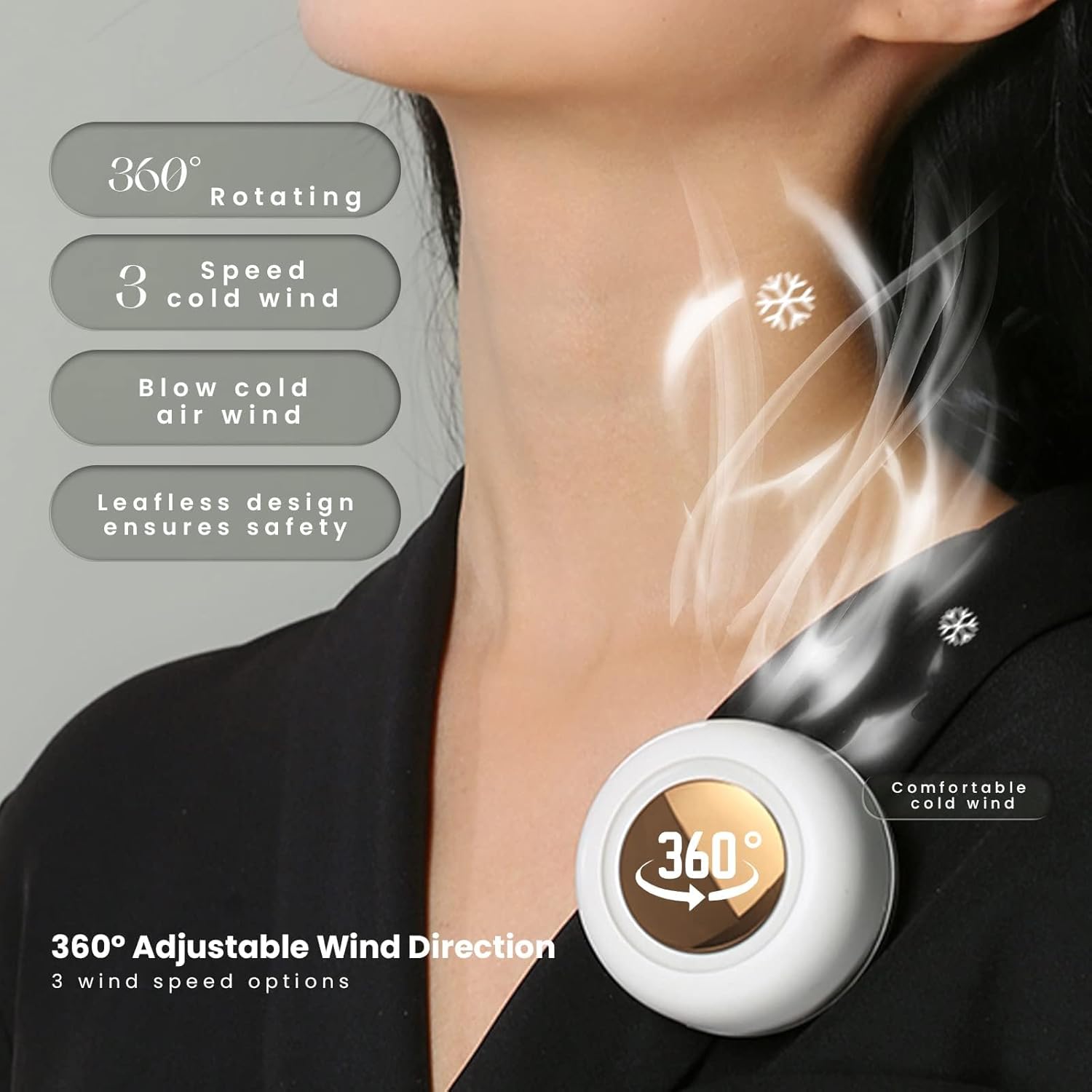 360° Rotatable Small Personal Fan that Blow Cold Air with Clip Fan 3 Speeds | Limited stocks available