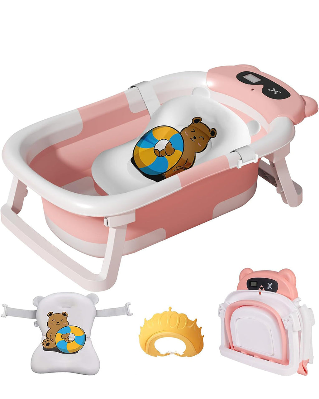 Foldable Baby Bath for Infants to Toddler | Delivery: 2 to 3 business days | Limited stocks available | Hurry before Sold Out