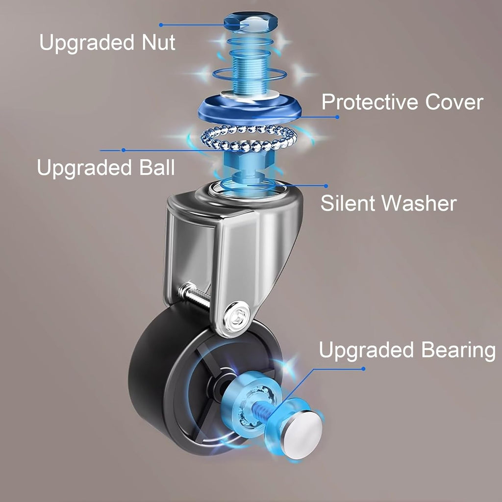 Kitchen Wagon, With Wheels, 3 Tiers, Foldable, Steel Rack
