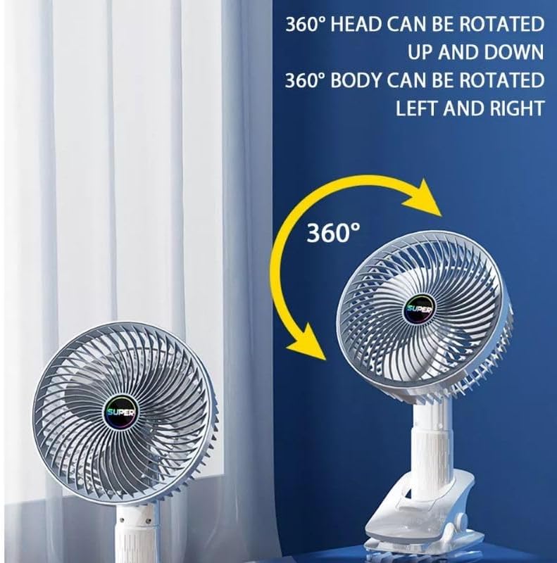 Desktop Rechargeable Mini Table Fan | Limited stocks available