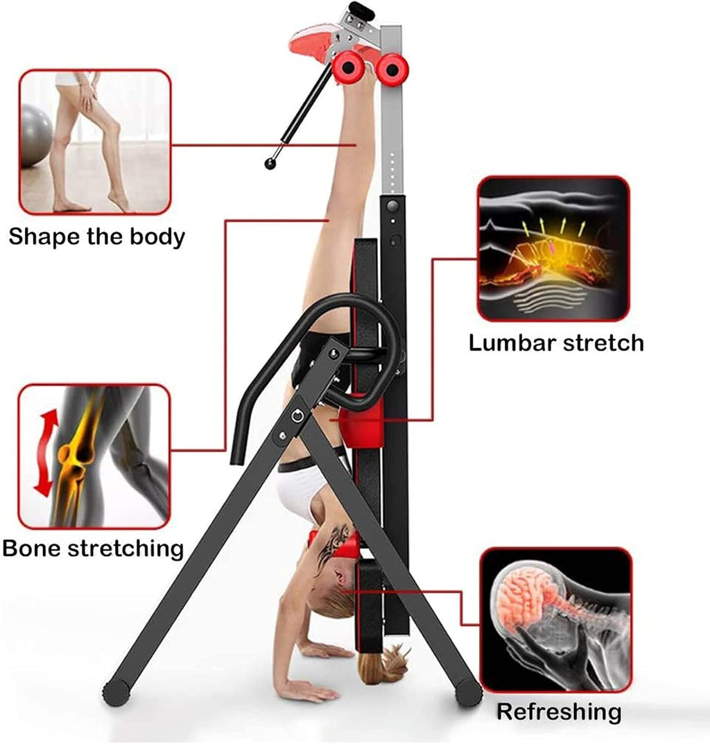 Heavy Duty Gravity Handstand Machine Foldable Back Neck Pain Exercise Therapy | Limited stocks available