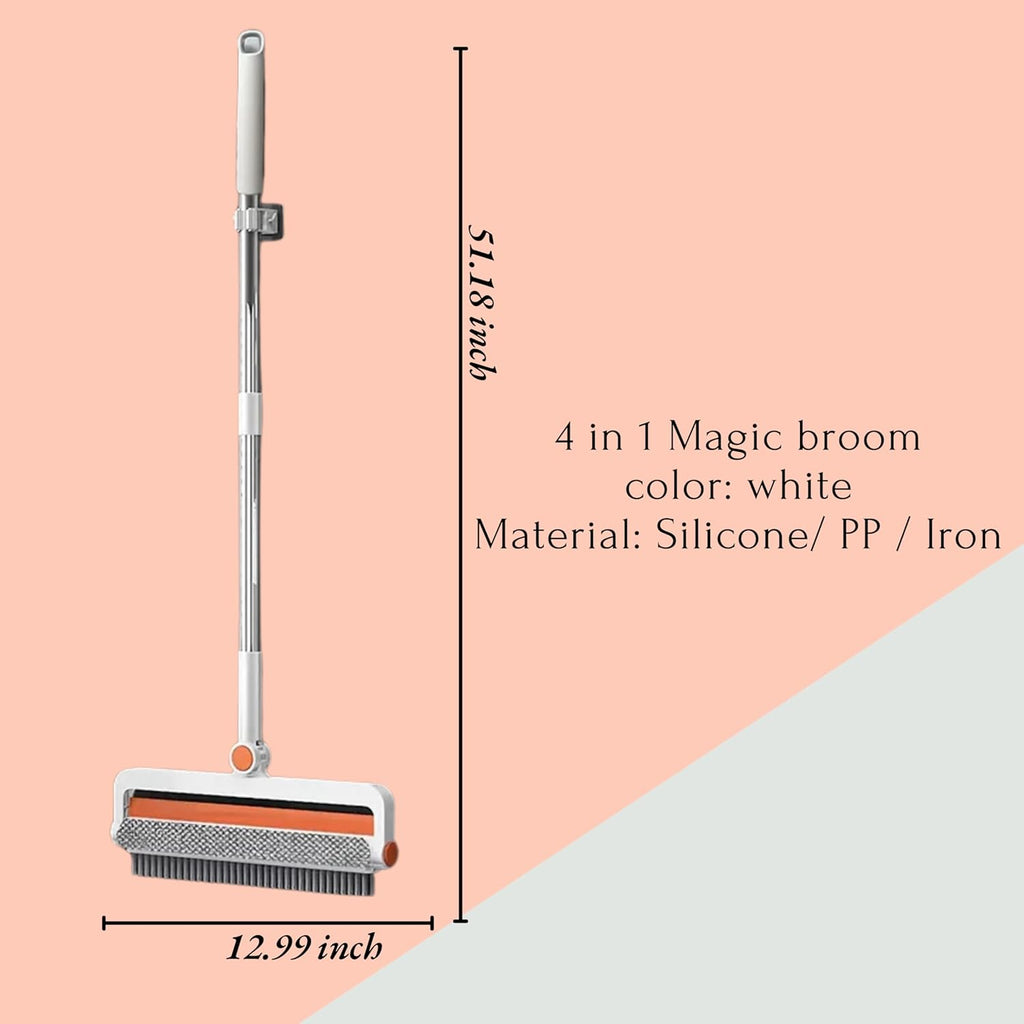 4-in-1 Room, Bathroom Cleaning Brush With Wiper | Limited stocks available