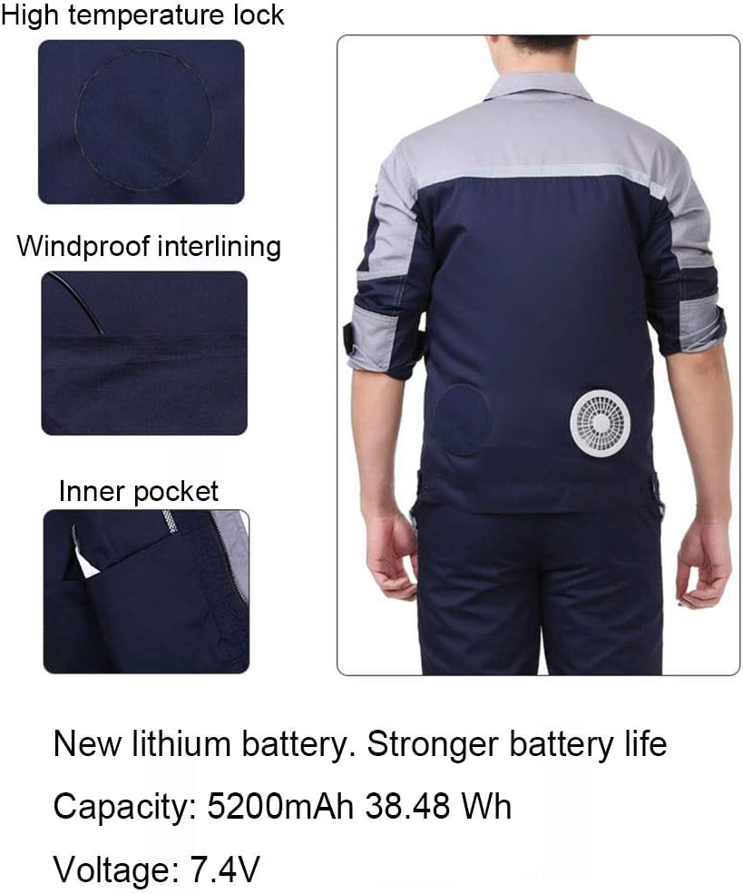 Four-speed fan air-conditioned jacket