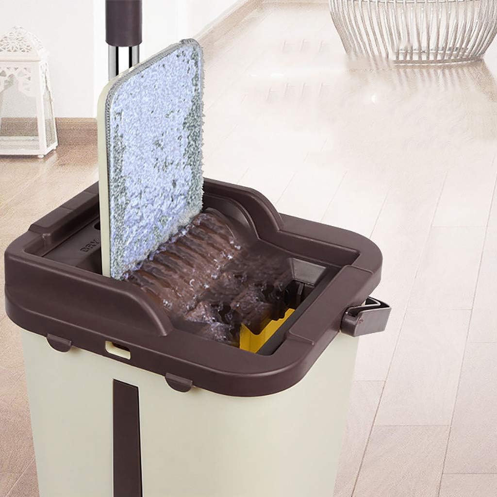 Free Hand Washing Flat Mop | Wooden Floor Mop | Dust Push Mop