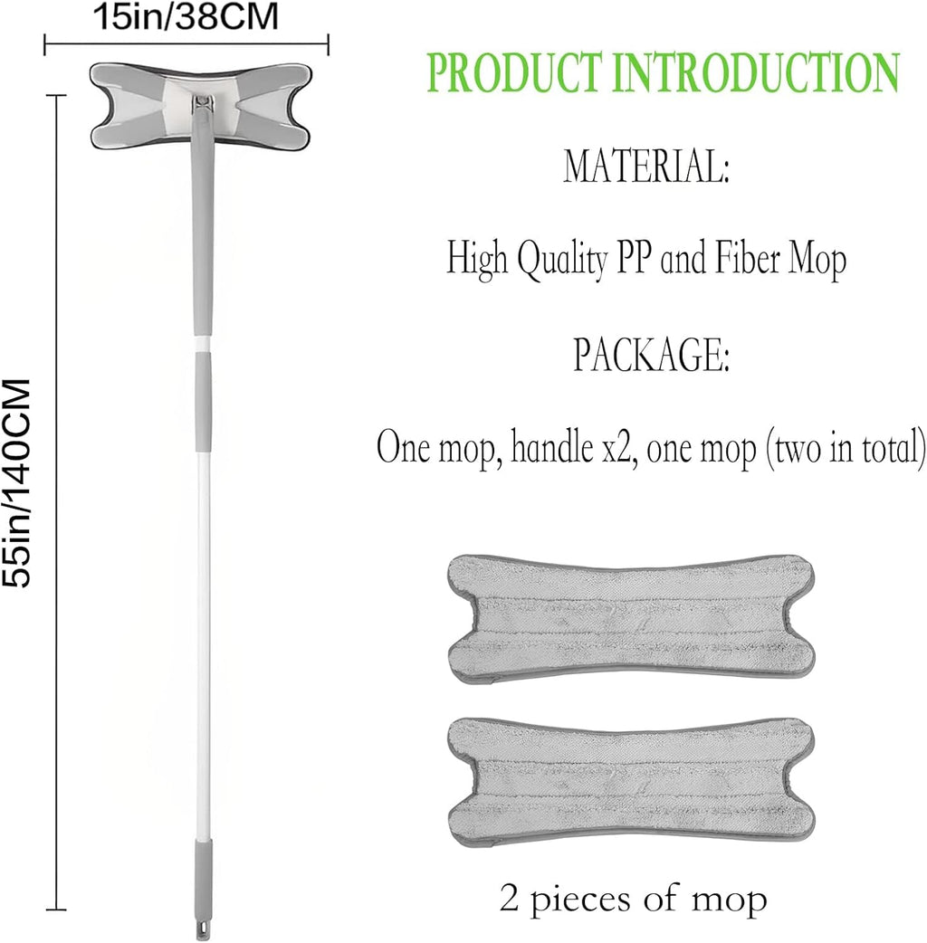 Microfiber Mop, Easy Squeeze and Spin Mop, Easy Squeeze Mop