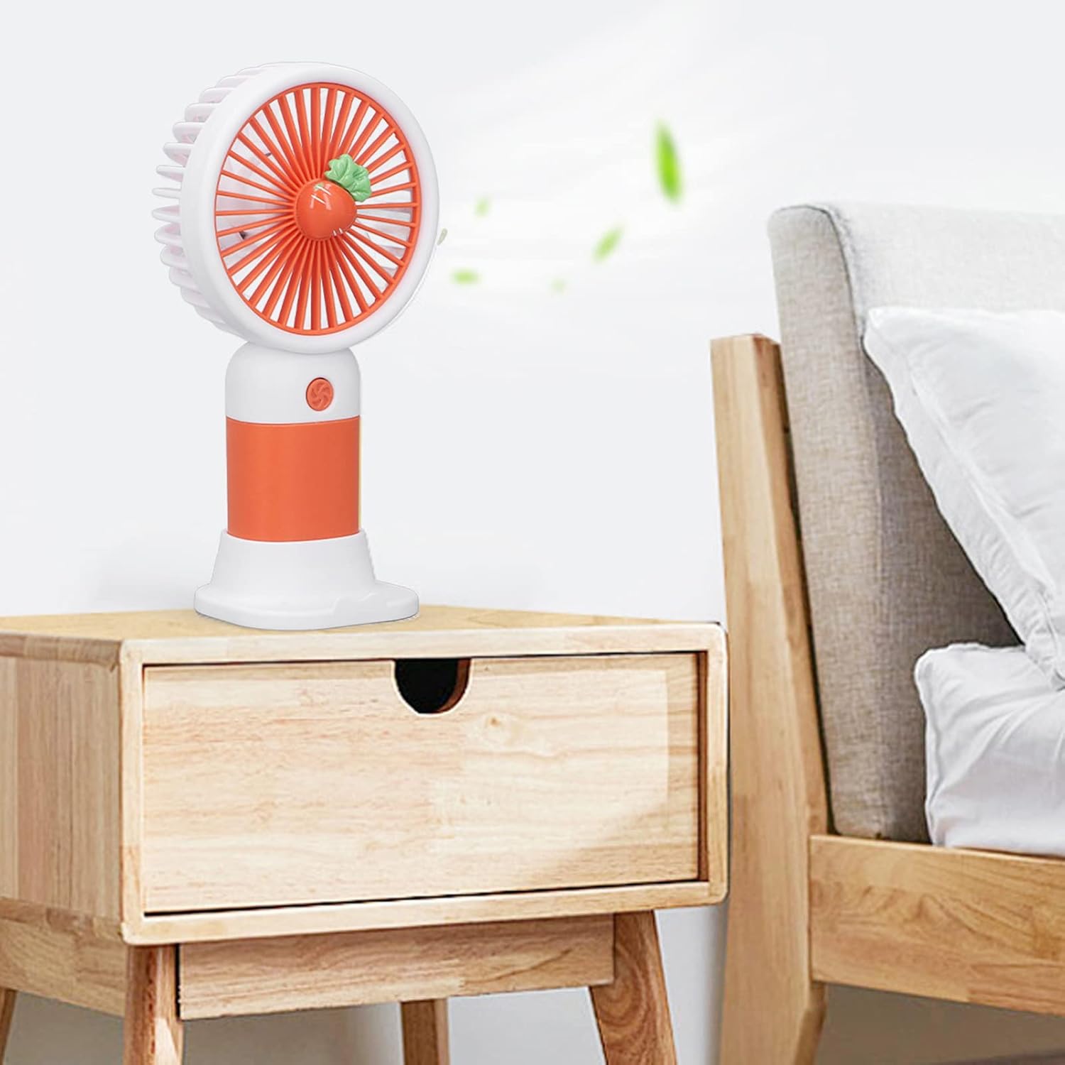 Pocket Fan, Rechargeable Fan with Handle with Base | Limited stocks available