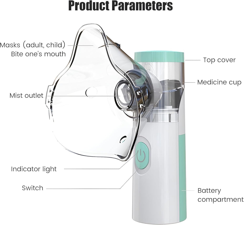 Portable Nebulizer Mini Vaporizer | Handheld Atomizer for Adults & Kids-KYAMSTORE