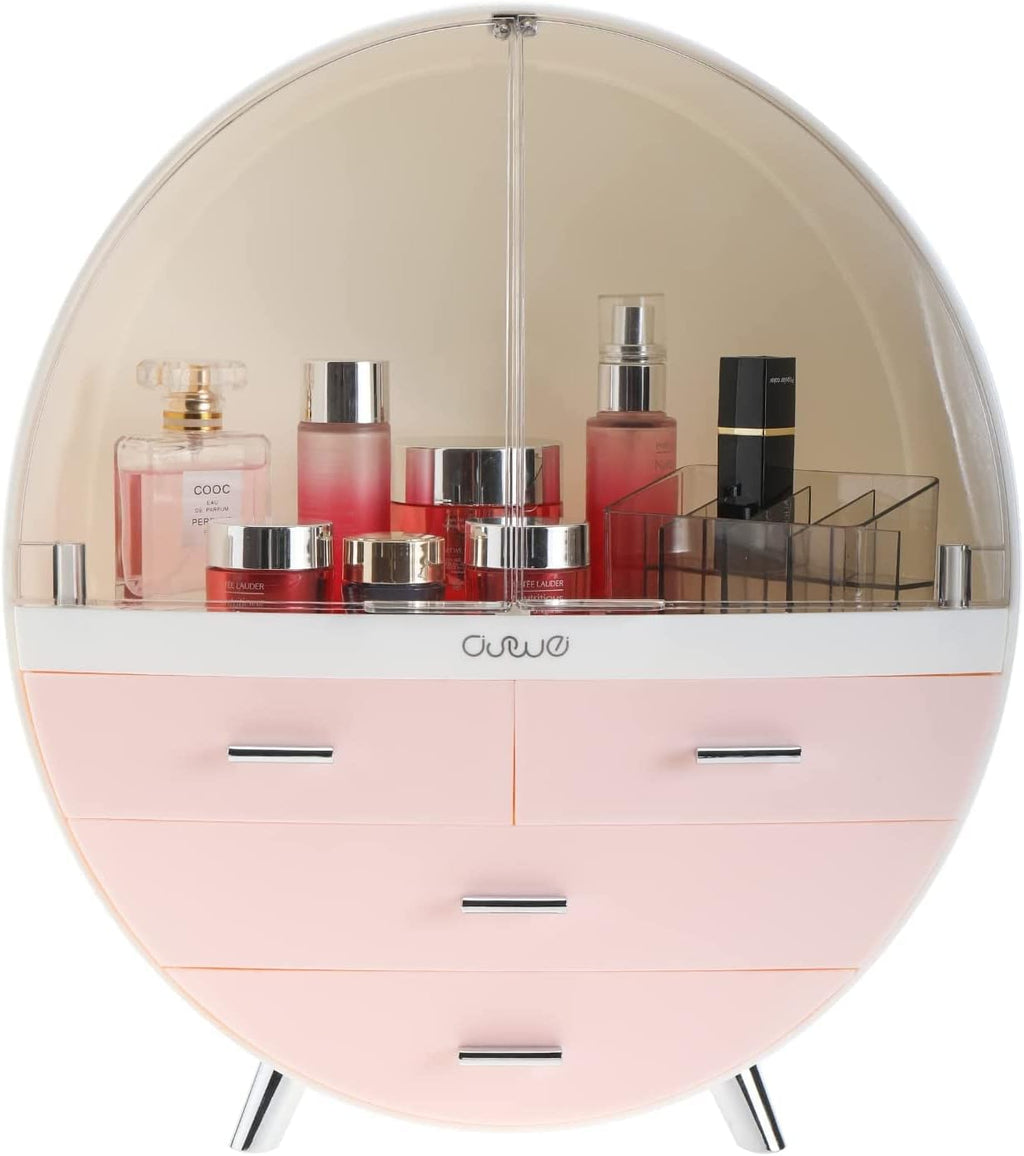 Makeup Storage Organizer Box, Cosmetics storage display rack with drawer