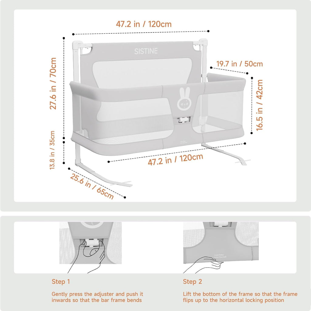 Baby Bedside Crib, Co Sleeper for Baby in Bed | Limited stocks available