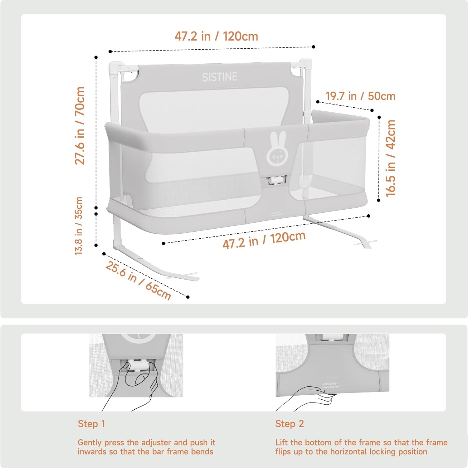 Baby Bedside Crib, Co Sleeper for Baby in Bed | Limited stocks available