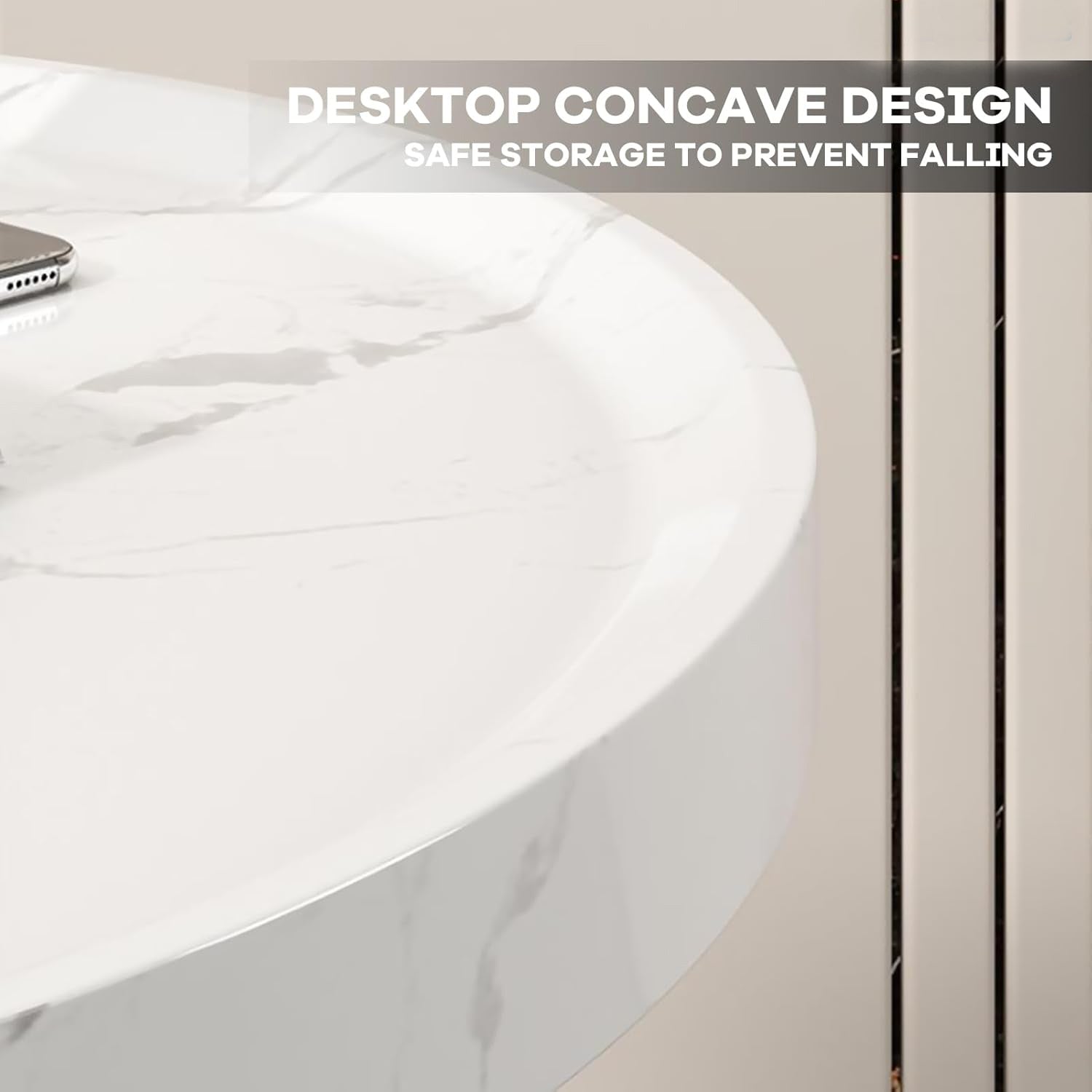 Coffee Table Set of 2, Wood Round End Table Side Tables | Limited stocks available