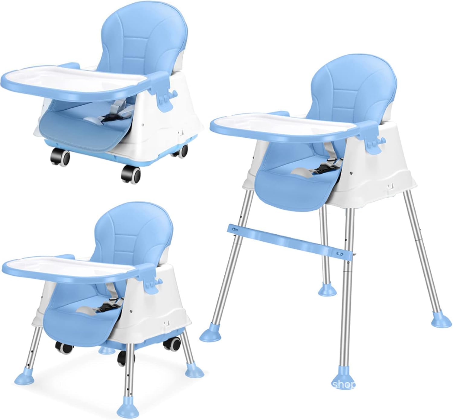 3-in-1 Children's High Chair Dining Chair | Feeding Seat with Tray