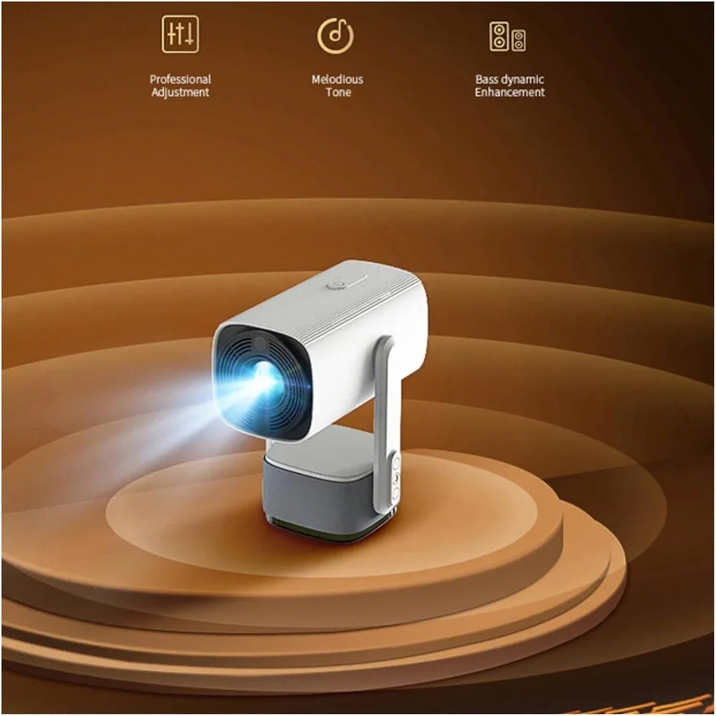 Portable Mini Cinema Rechargeable 4K Projector | 50000 Lumens | 150 Inches Screen Display