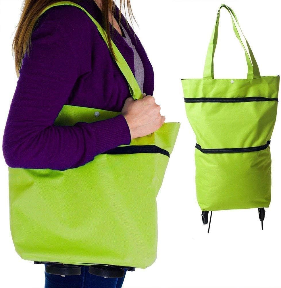 Trolley Luggage Bags Traveling Vegetable Grocery Clothing Bag with Wheels