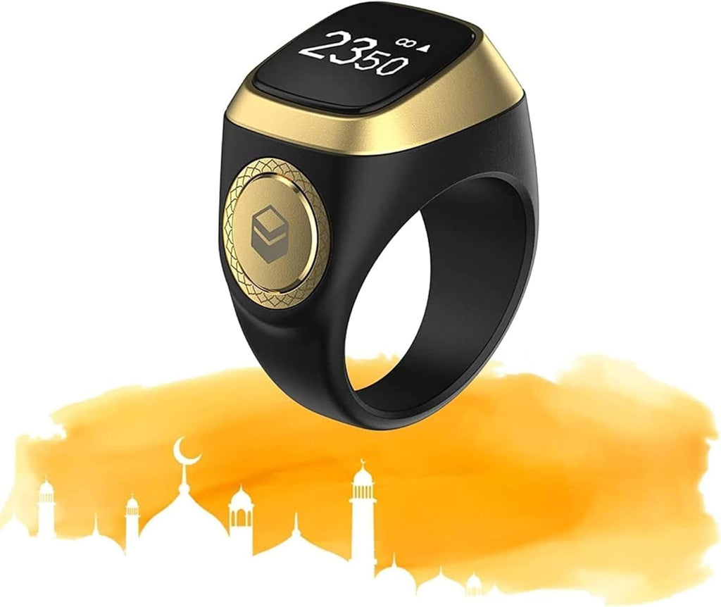 iQIBLA Smart Tasbih Zikr Ring, Muslim Prayer, Prayer timing reminder-KYAMSTORE