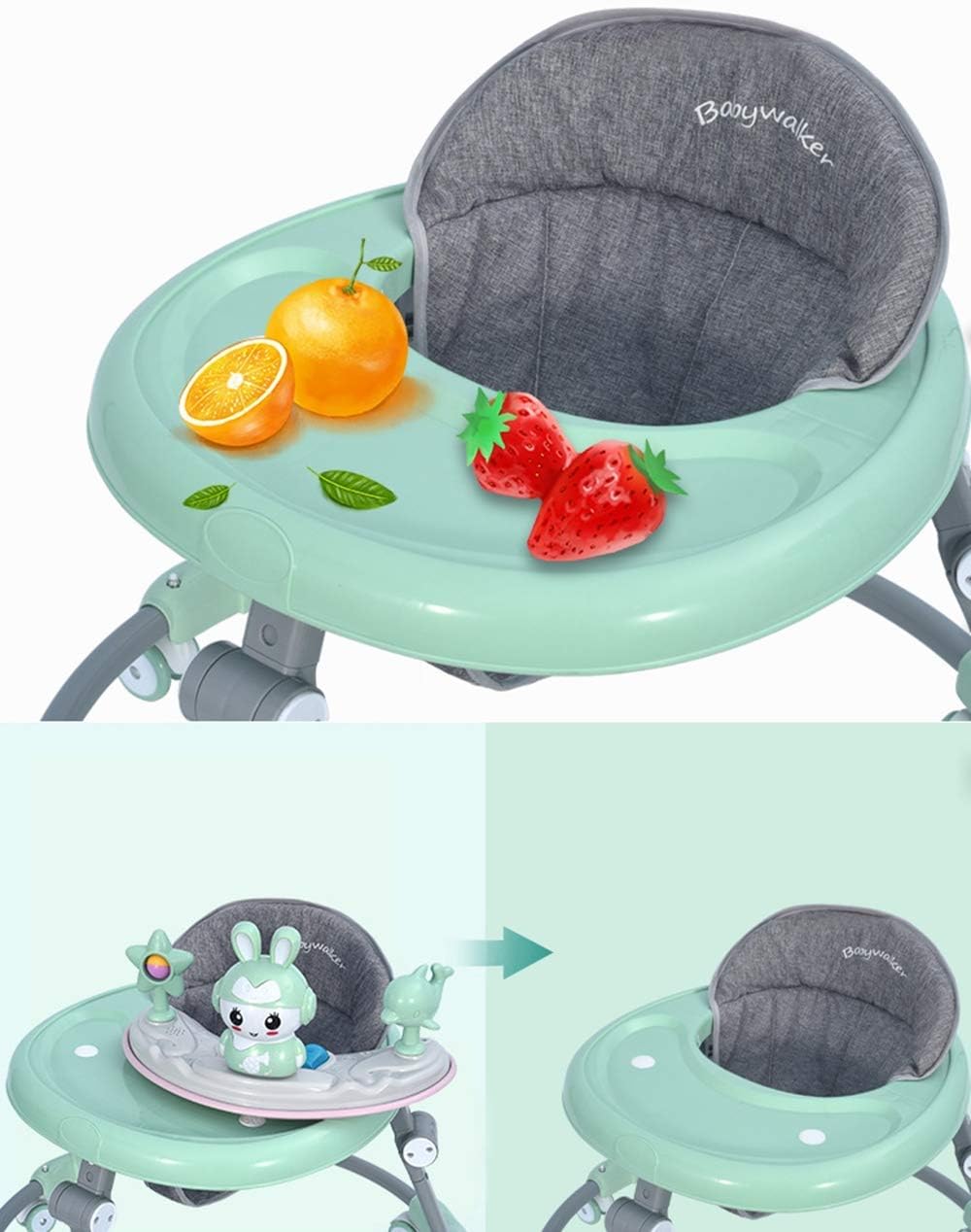 Baby Walker Multifunctional Anti-Rollover Anti-O Leg Can Sit Folding