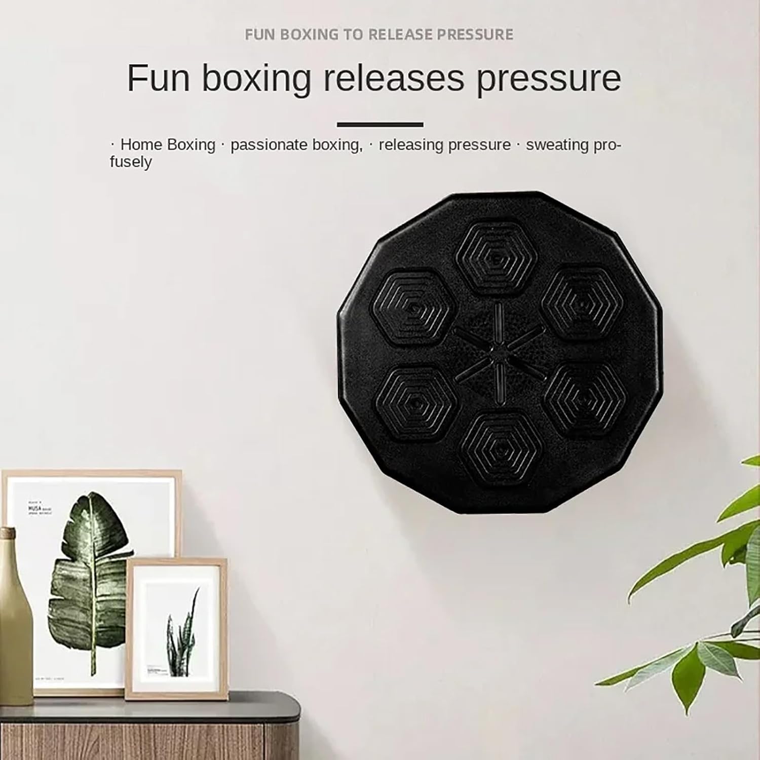 Smart Bluetooth Music Boxing Machine with 14oz Gloves