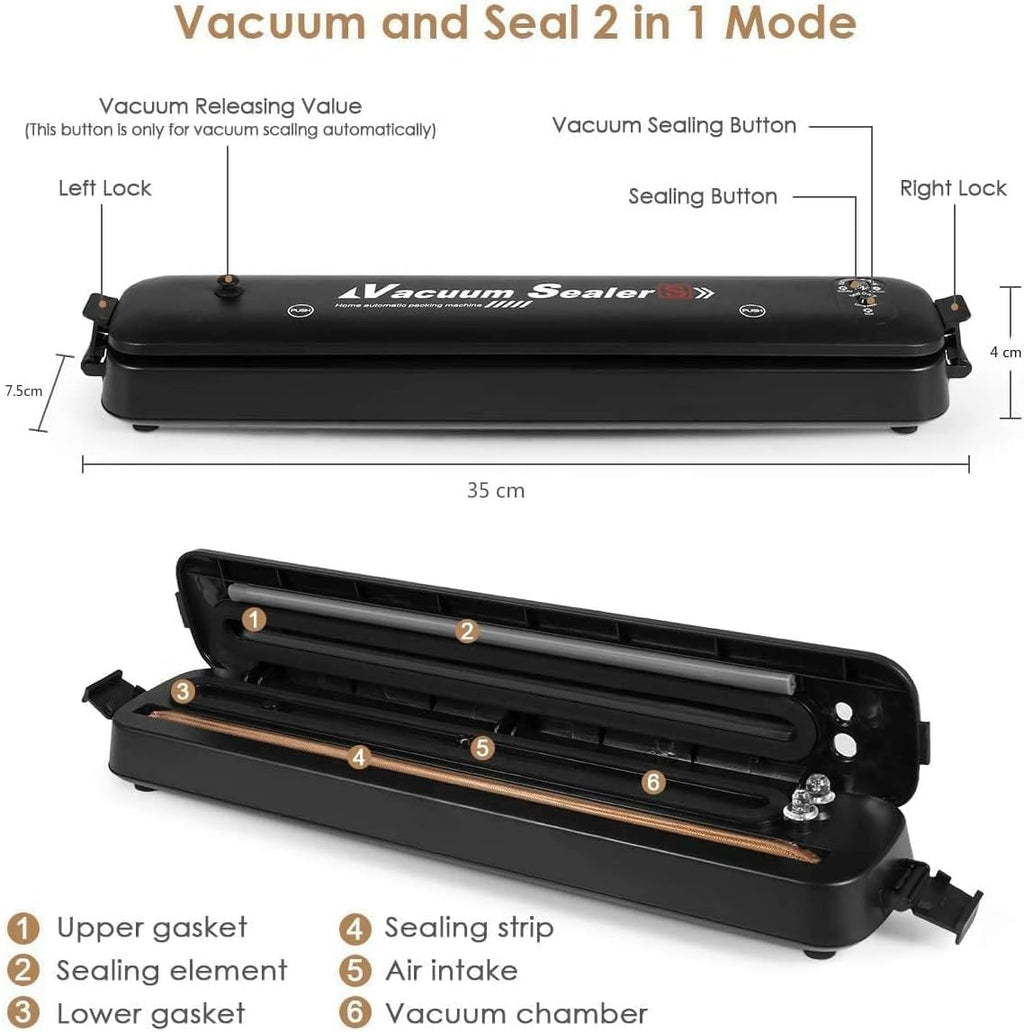 Vacuum Sealer Machine | Upgraded Automatic Food Sealer Machine