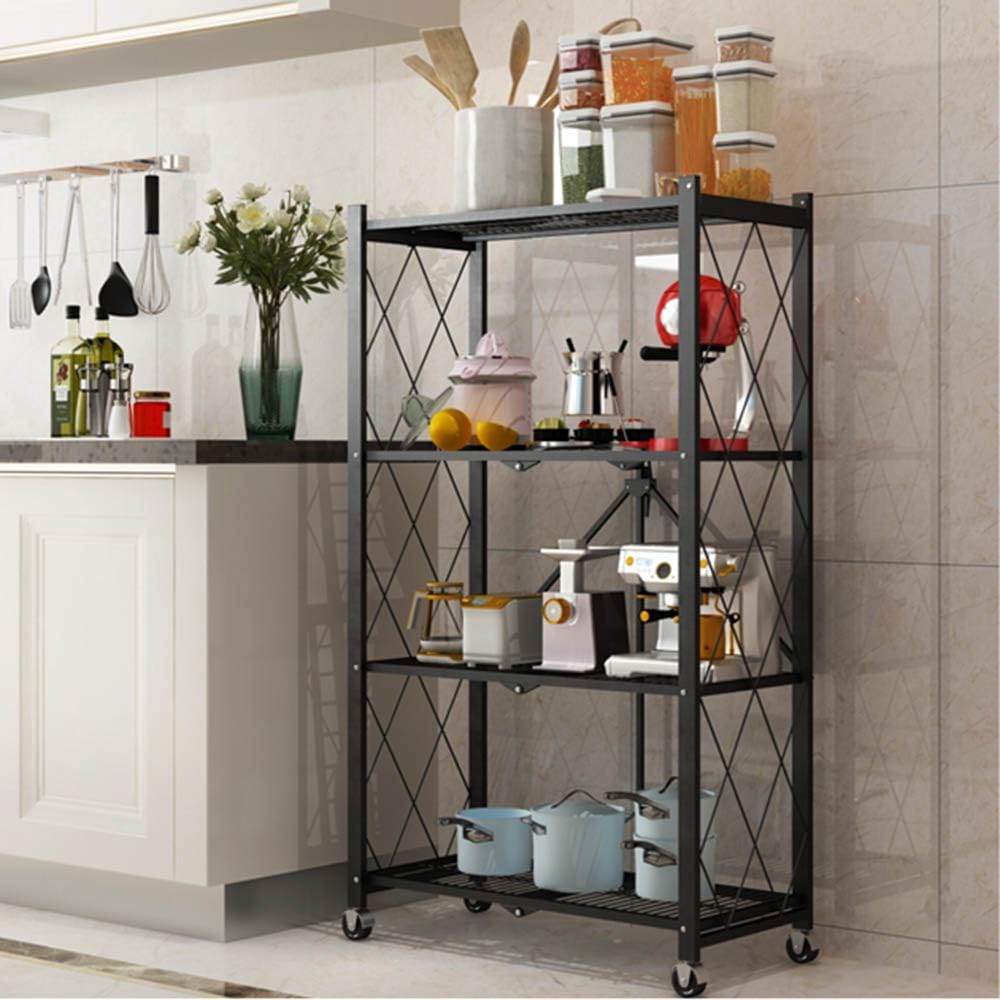 In-House 4-Tire Kitchen Microwave Racks Shelving Storage