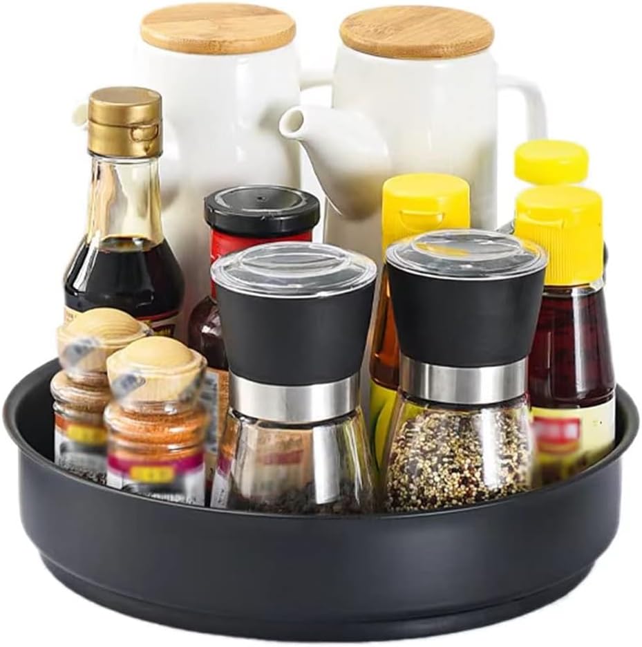 Turntable Plate Small Cabinet Organizer