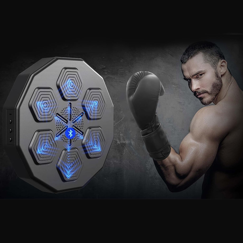 Smart Bluetooth Music Boxing Machine with 14oz Gloves