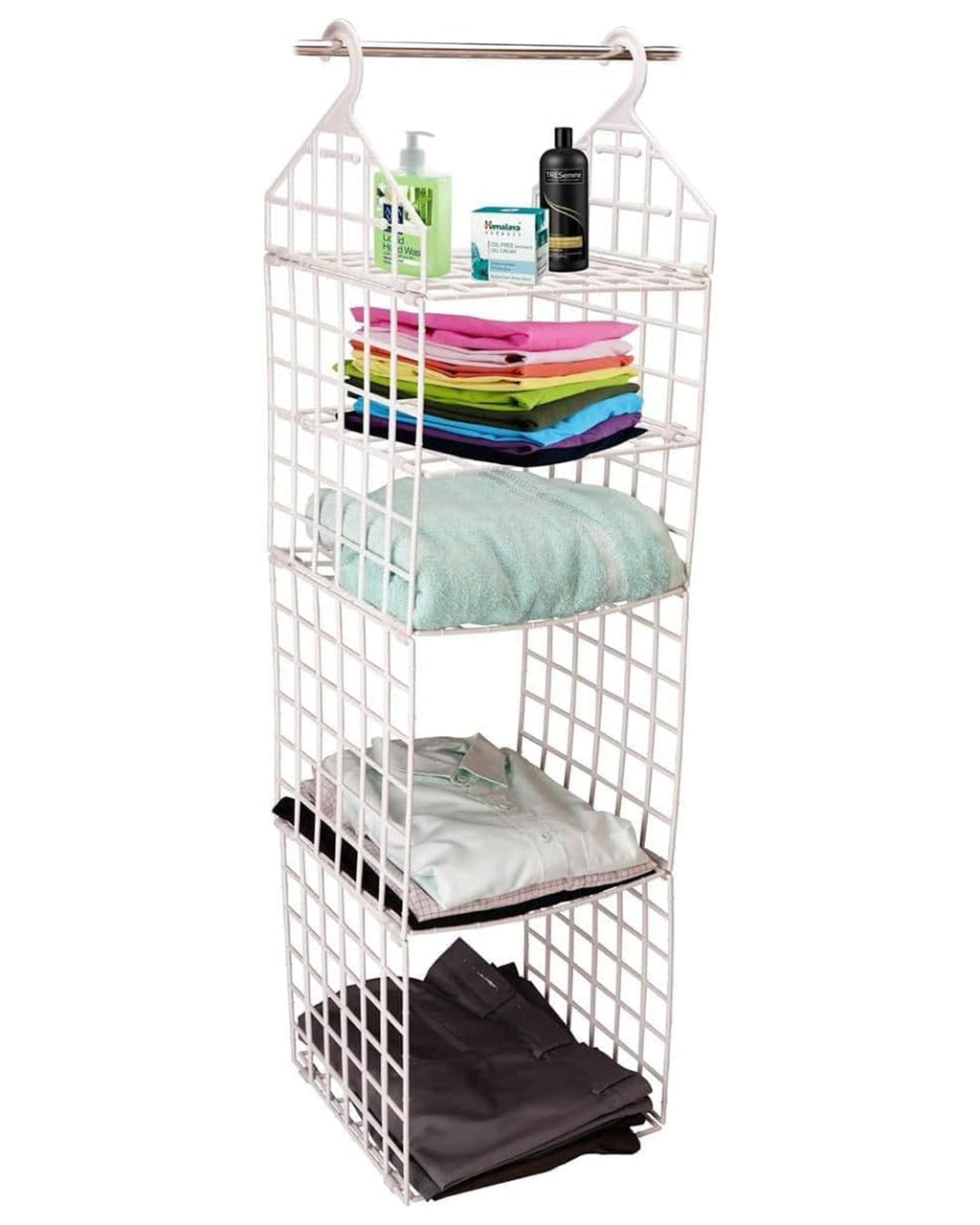 5 Layer Plastic Folding Clothes Storage Racks