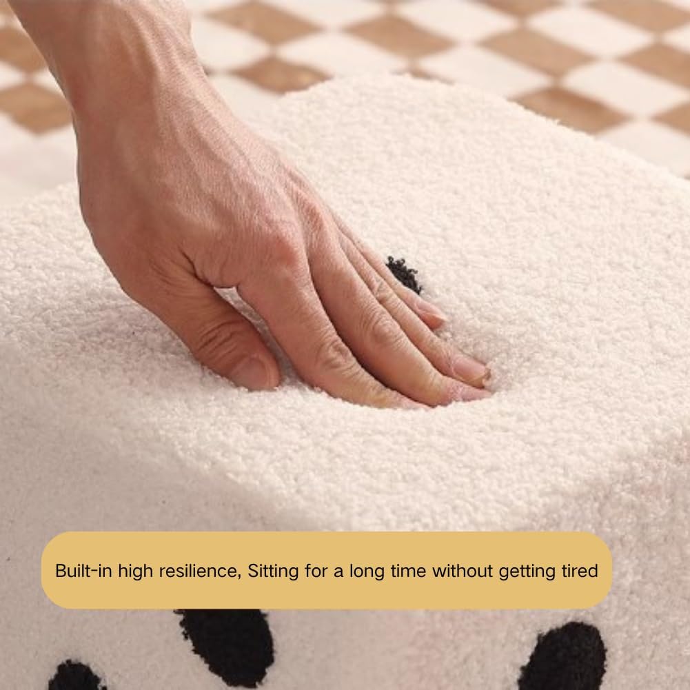 Dice Chair, Foot Rest Stool Dice Stool