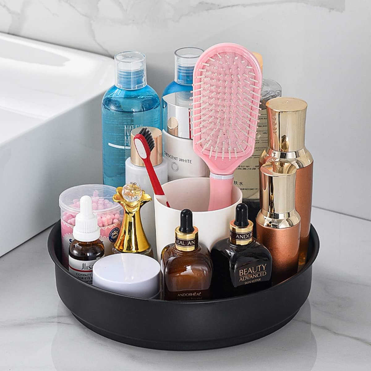 Turntable Plate Small Cabinet Organizer