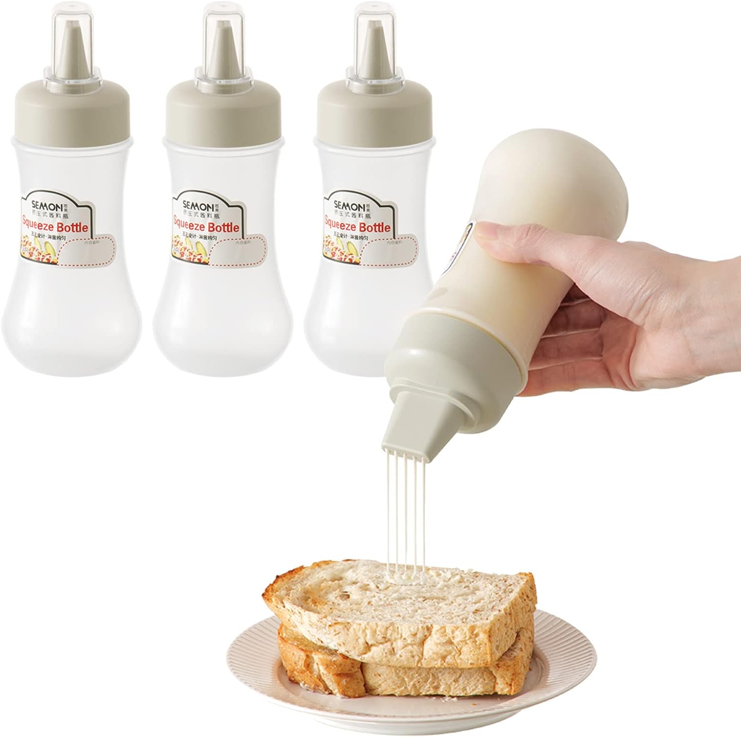 Porous Squeeze Bottle Condiment Bottles Hot Sauce Dispenser