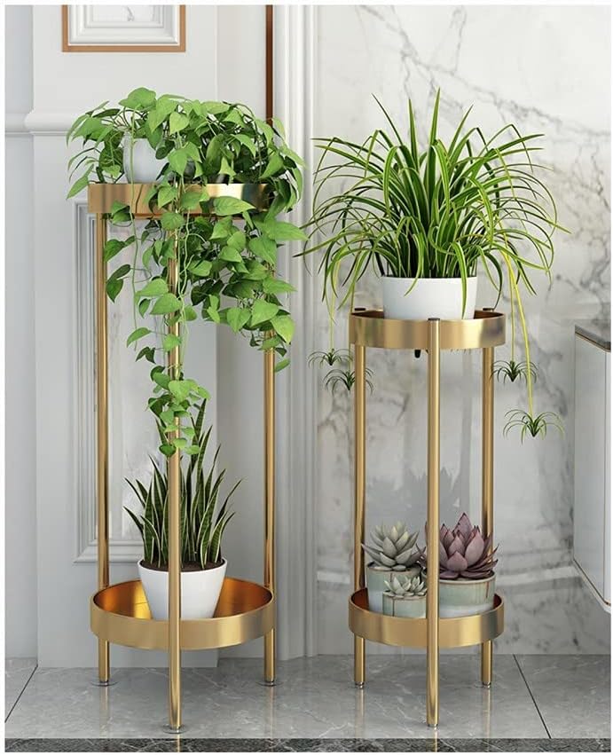 Plant Flower Display Stand, Wrought Iron Floor-Standing Flower Stand