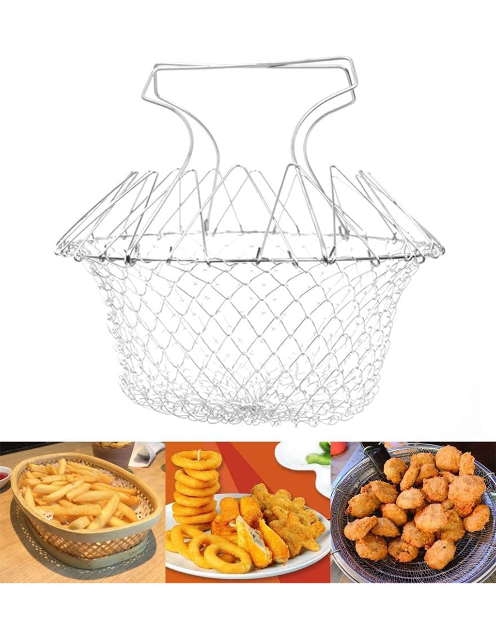 Stainless Steel Chef Fry Basket | Delivery: 2 to 3 business days | Limited stocks available | Hurry before Sold Out