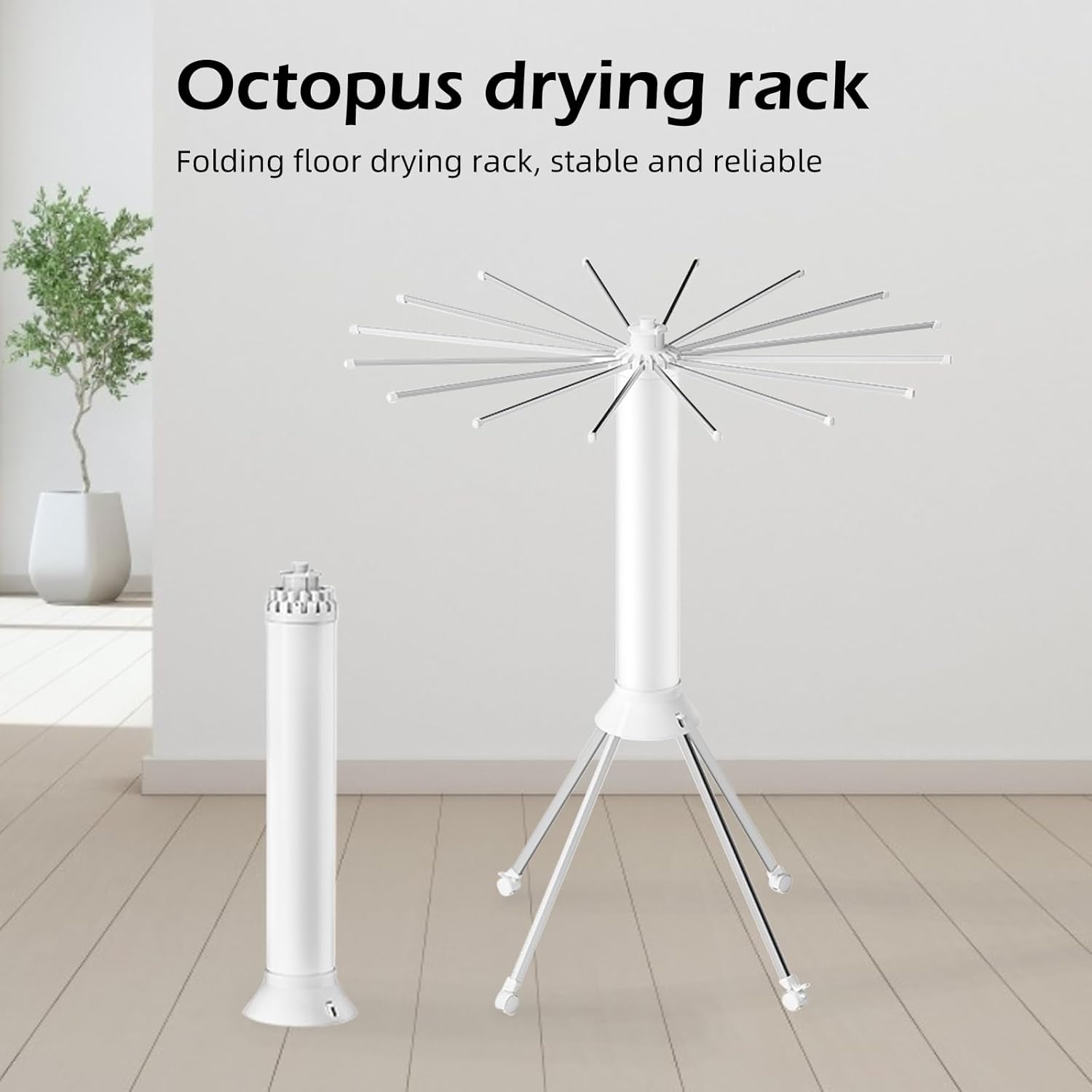 Tripod Clothes Drying Rack | Heavy Duty Folding Indoor Portable Rack