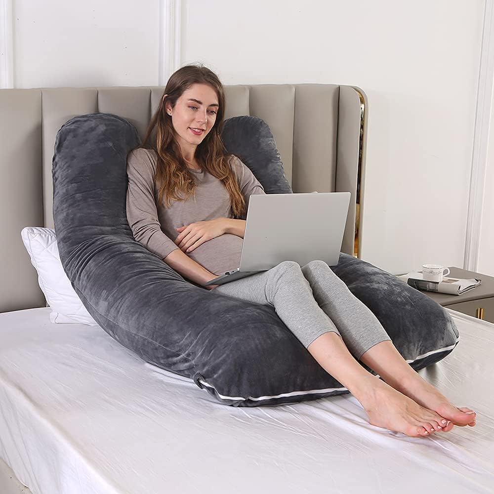 Pregnancy Sleeping Pillows Full Body Maternity Support for Back | Delivery: 2 to 3 business days | Limited stocks available | Hurry before Sold Out
