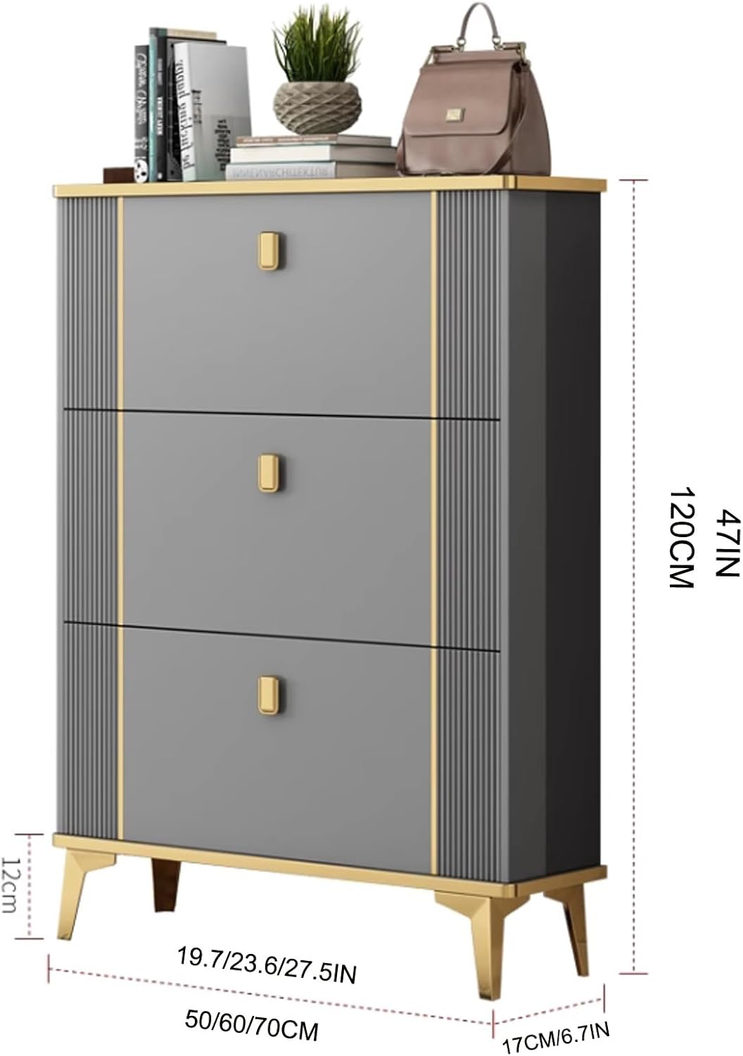 Tipping Shoe Cabinet, Shoe Rack Storage Cabinet For Entryway