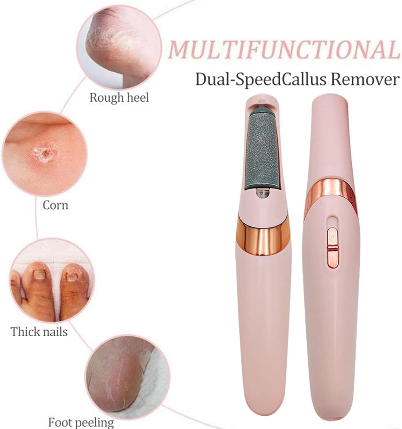 Callus Remover Rechargeable Pedicure Tool for Dead Skin