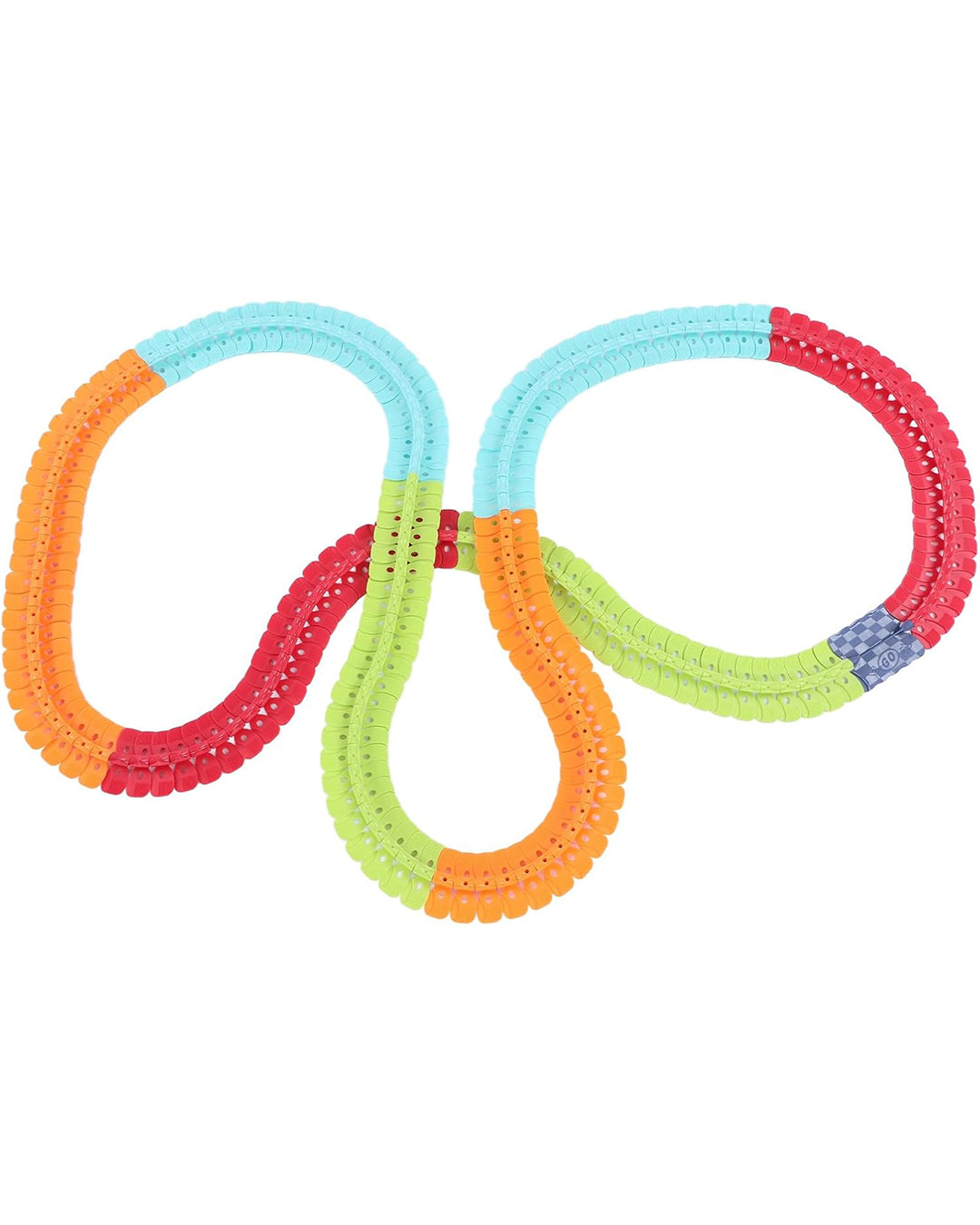 Race Car Track Set, Luminous Soft Race Car Building Toys