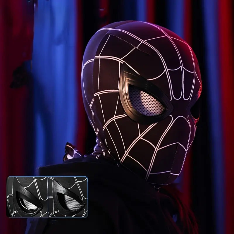 Remote-Controlled Spiderman Mask with Dynamic Moving Eyes