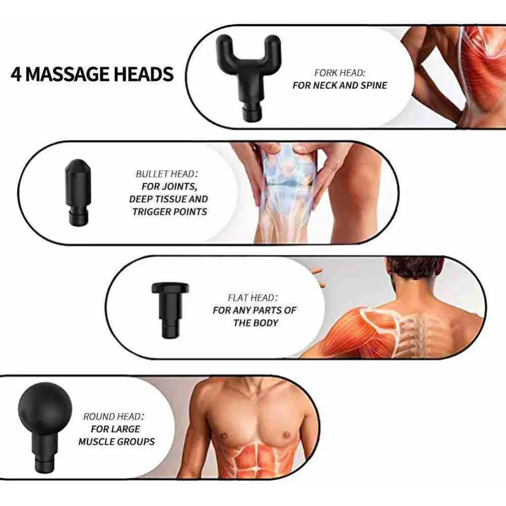 Smart Handheld Fascia Massager Gun-KYAMSTORE