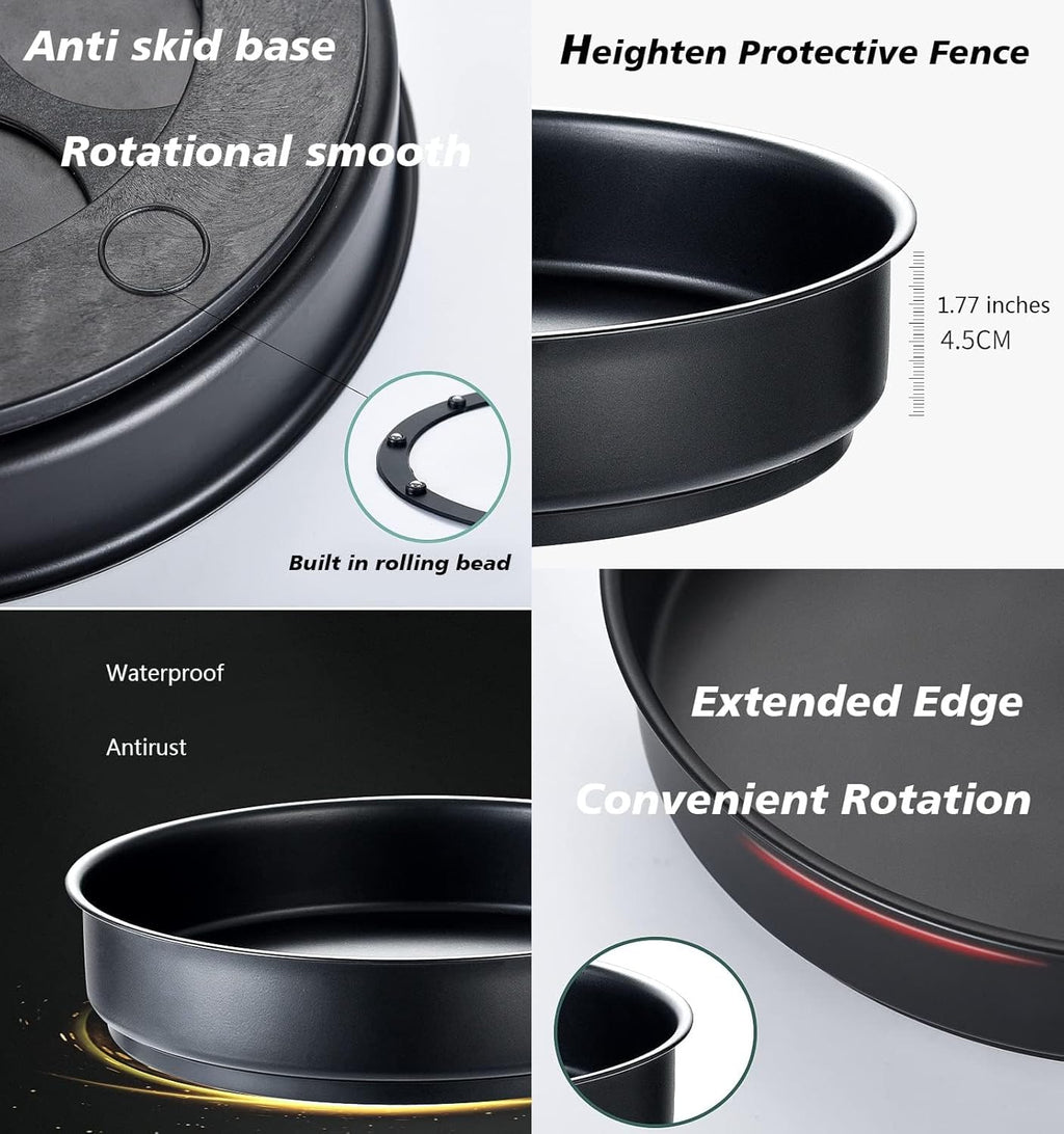 Turntable Plate Small Cabinet Organizer