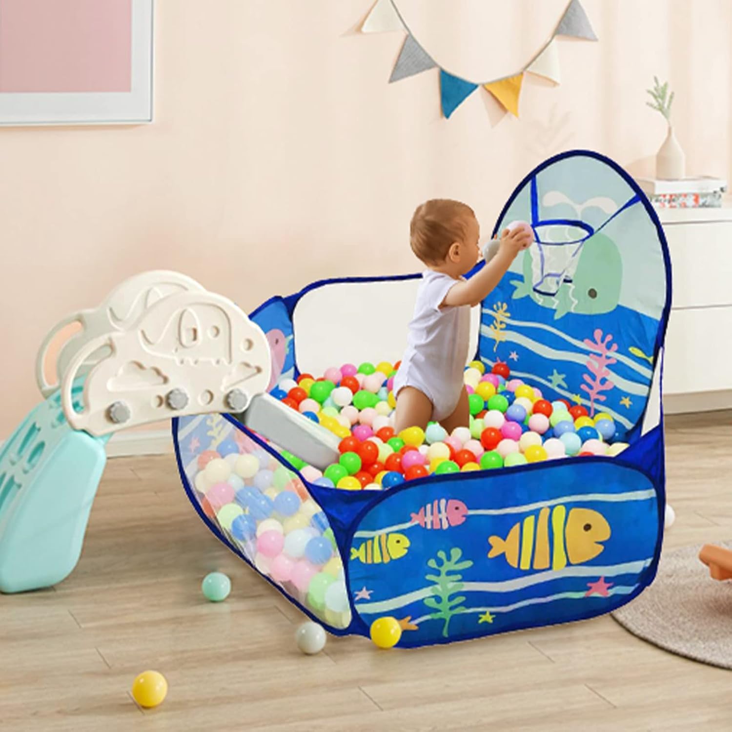 Kids Ball Pit Pop Up Children Play Tent