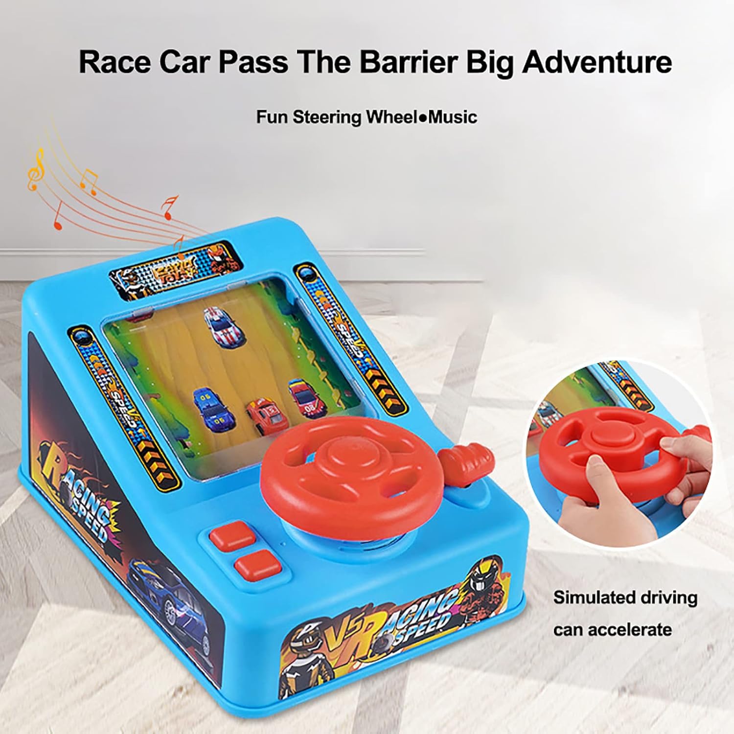 Toy Steering Wheel, Breakthrough Big Adventure Electric Sports Simulation