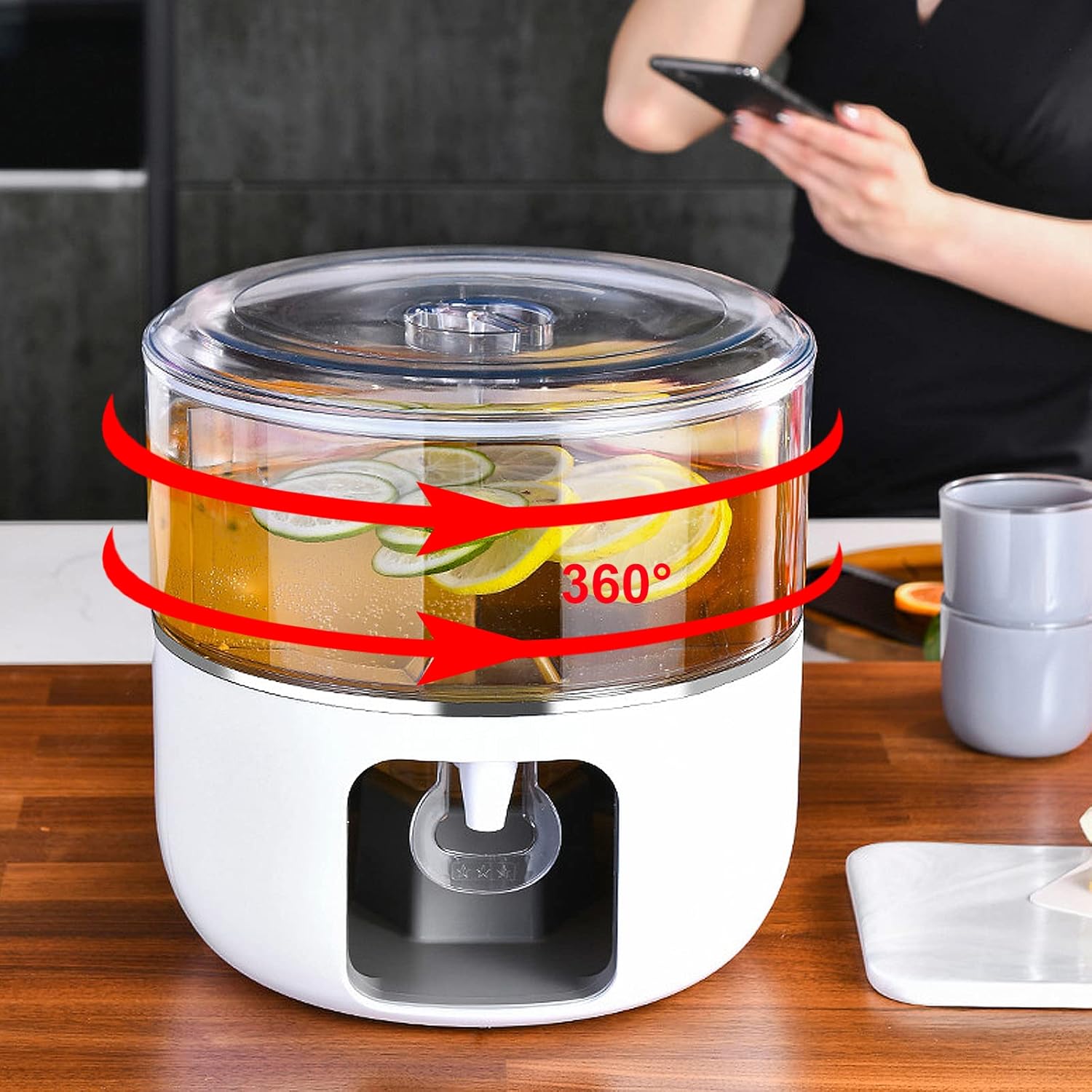 360° Rotatable Beverage Dispenser | Limited stocks available