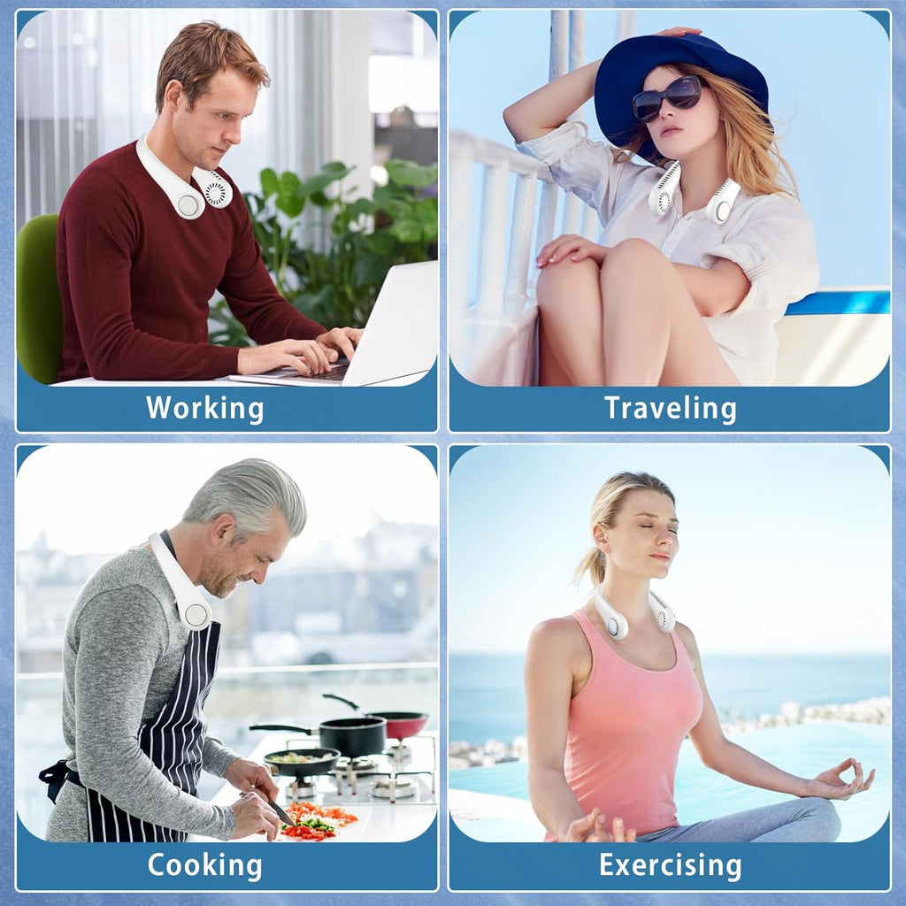 Portable Neck Fan Hands Free Bladeless Mini Fan | Limited stocks available