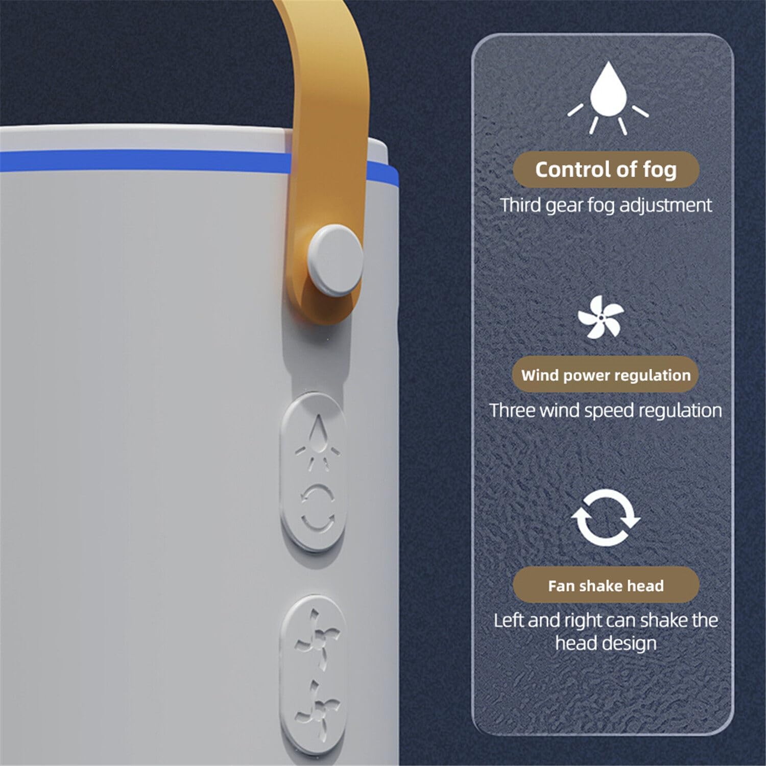 Double head tower fan with control humidifier | Delivery: 2 to 3 business days | Limited stocks available