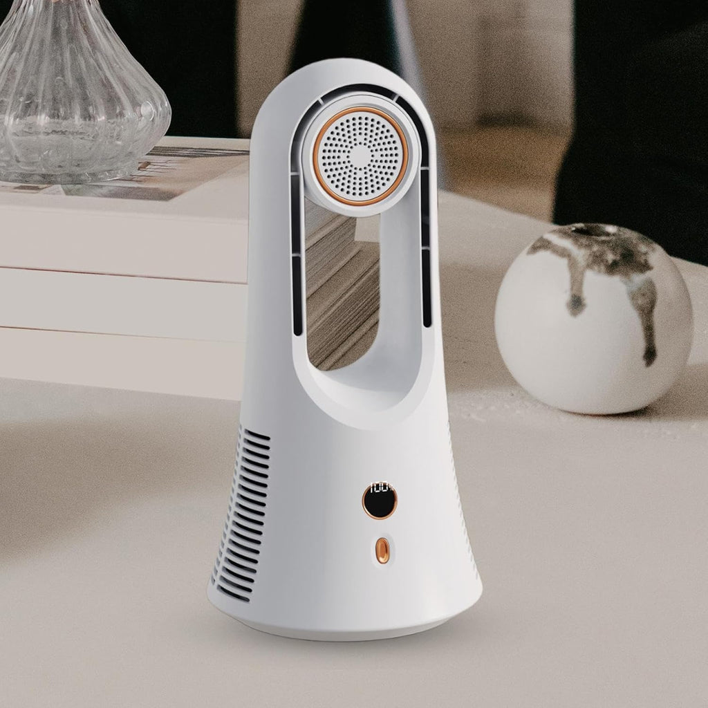 Desk Fan Aroma Diffuser Fan | Electric Quiet Rechargeable Bladeless Fan