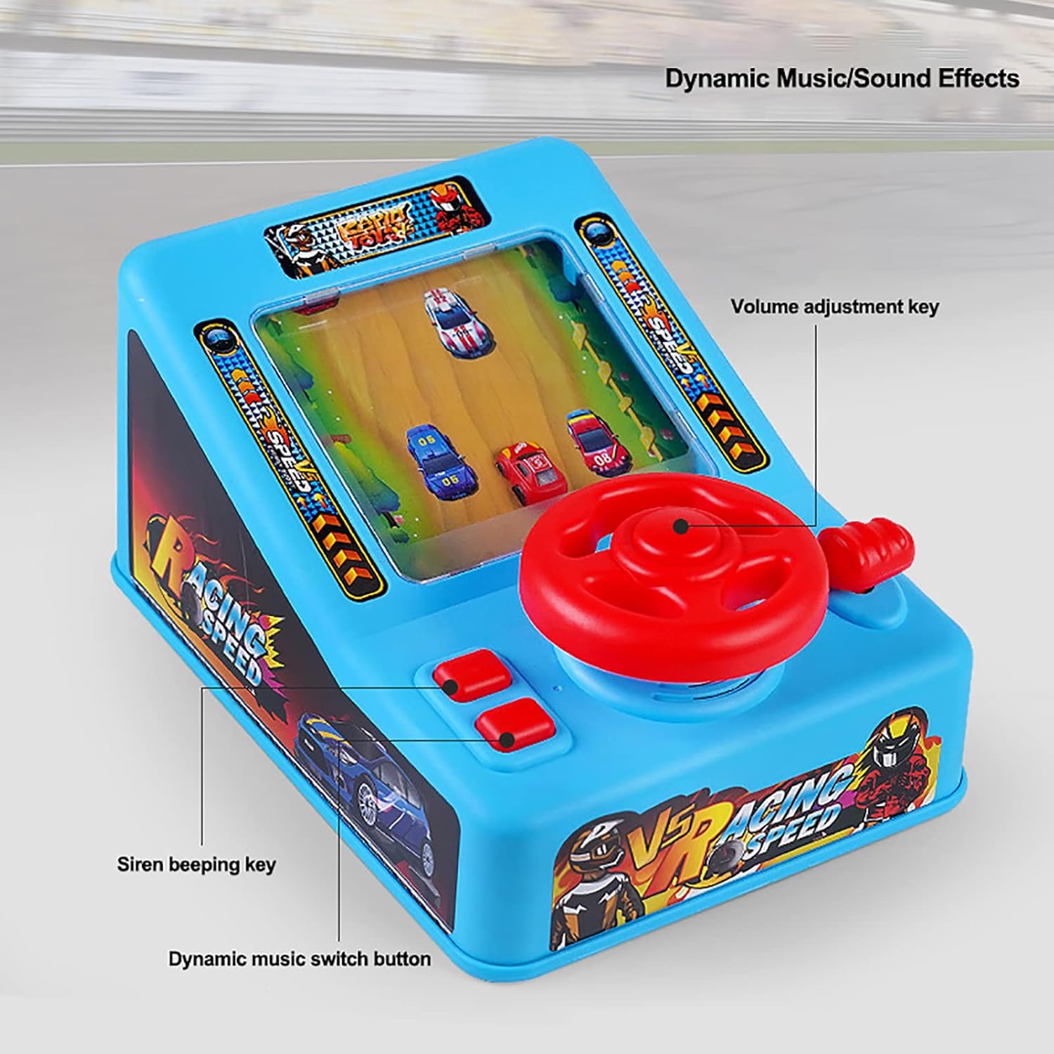 Toy Steering Wheel, Breakthrough Big Adventure Electric Sports Simulation