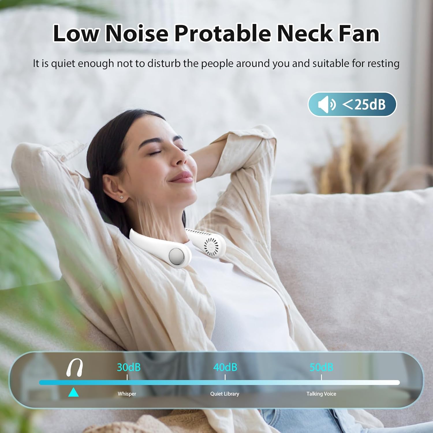 Portable Neck Fan Hands Free Bladeless Mini Fan | Limited stocks available