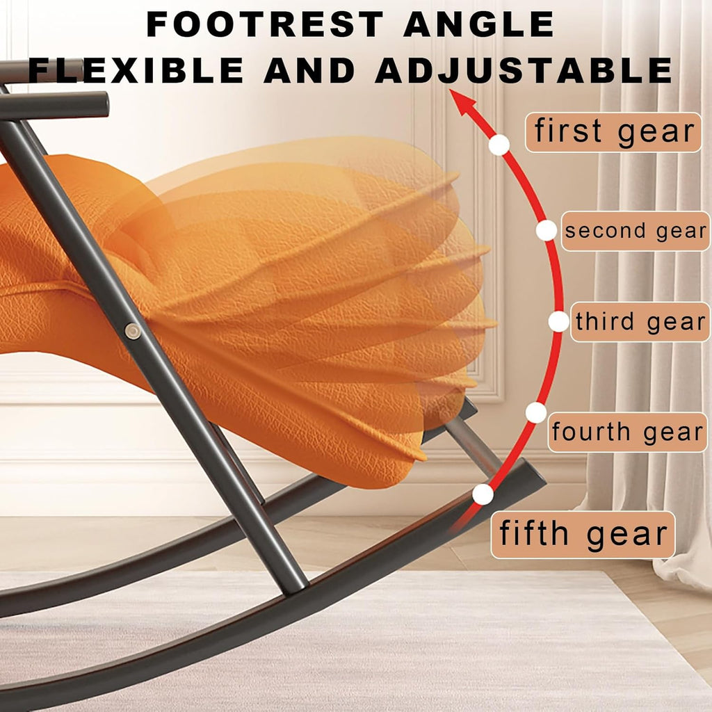 Reading Chair For Adults | Modern Comfortable Upholstered Swing Chair