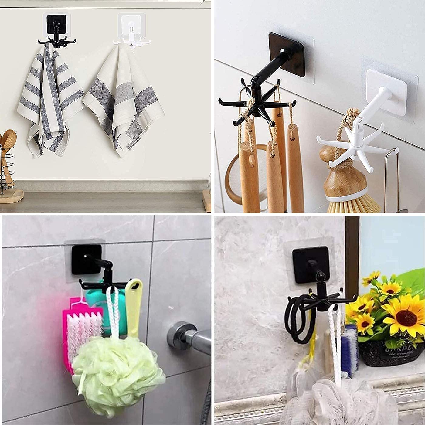 Hanging Utensil Holder Hooks | Kitchen Hanger Wall Mount